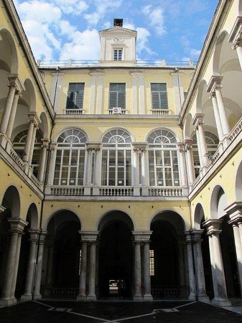 The XVII-century building of the Rectorate of the University of Genoa was originally a Jesuits’ college